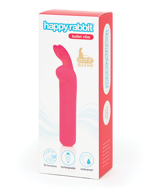 Happy Rabbit Rechargeable Bullet - Pink - Empower Pleasure