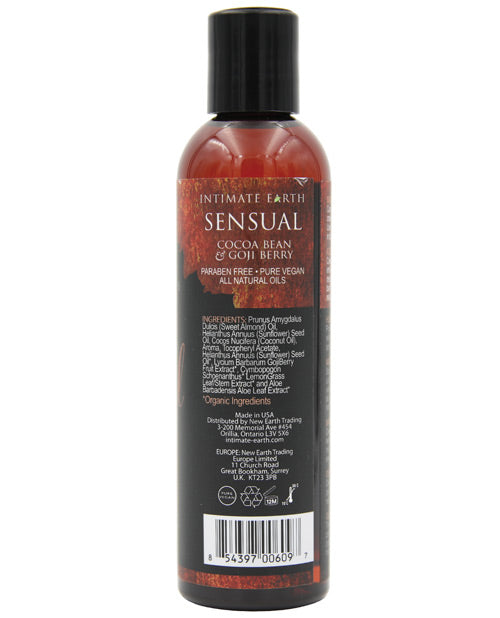Intimate Earth Sensual Massage Oil - Cocoa Bean & Gogi Berry
