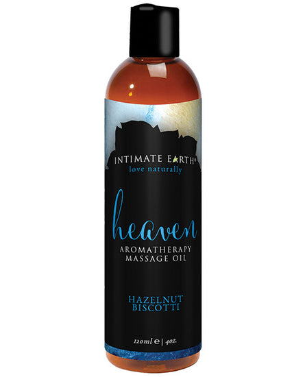 Intimate Earth Heaven Massage Oil - Hazelnut Biscotti - Empower Pleasure