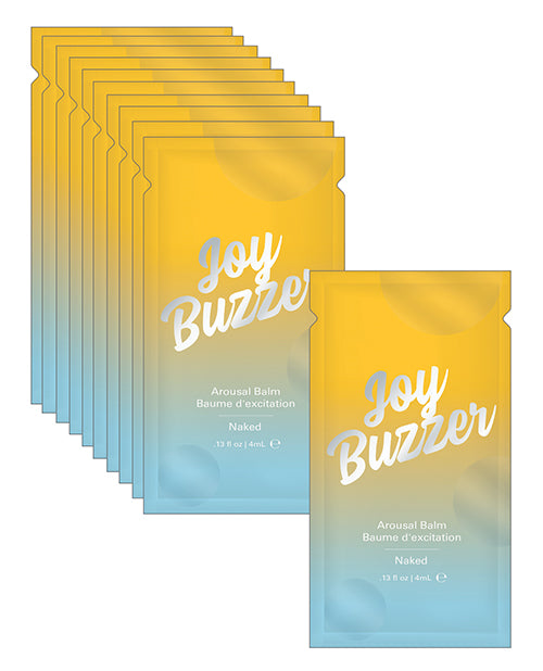Joy Buzzer Naked Foil - 4 ml Pack of 24 - Empower Pleasure
