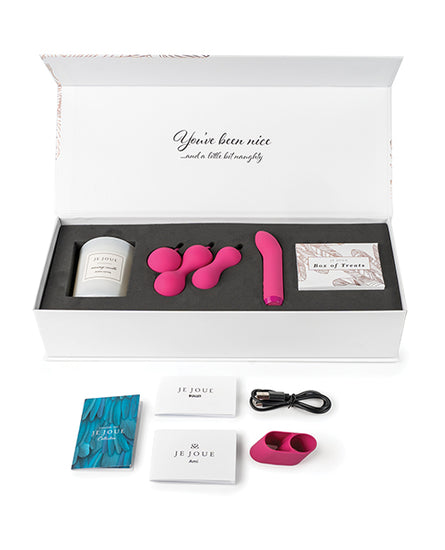 Je Joue The Naughty & Nice Collection Gift Set - Fuchsia - Empower Pleasure