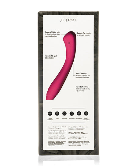 Je Joue Juno G Spot Vibrator - Fuchsia - Empower Pleasure