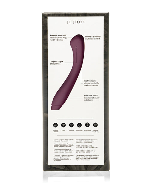 Je Joue Juno G Spot Vibrator - Purple - Empower Pleasure