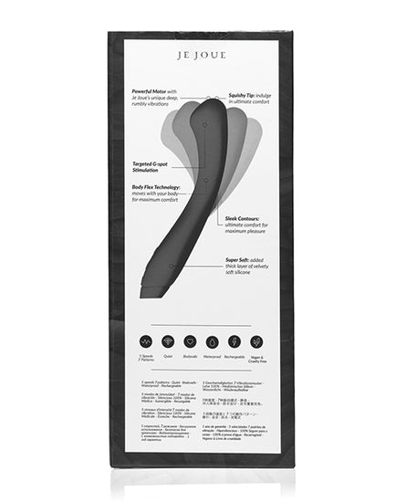 Je Joue Juno Flex G Spot Vibrator - Black - Empower Pleasure