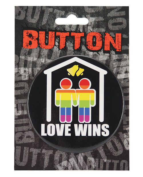 3" Button Men - Love Wins - Empower Pleasure
