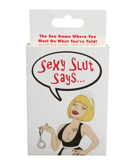 Sexy Slut Says Card Game - Empower Pleasure