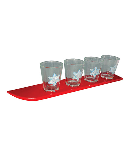 Ski Shot Glass Set - Set of 4 - Empower Pleasure