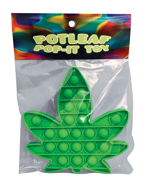 Pot Leaf Pop It Fidget Toy - Green - Empower Pleasure