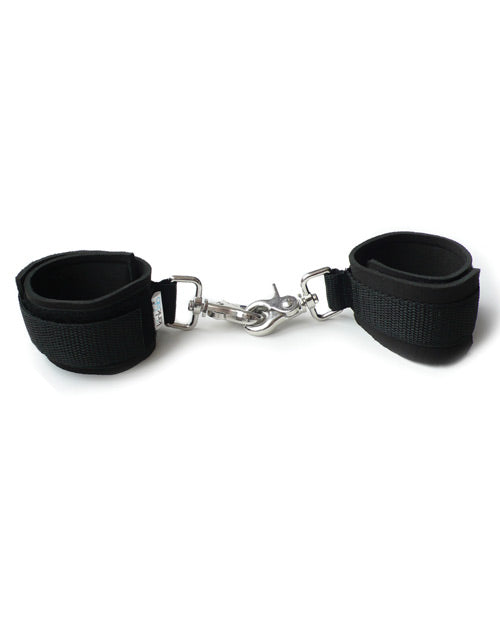 KinkLab Neoprene Cuffs - Black - Empower Pleasure