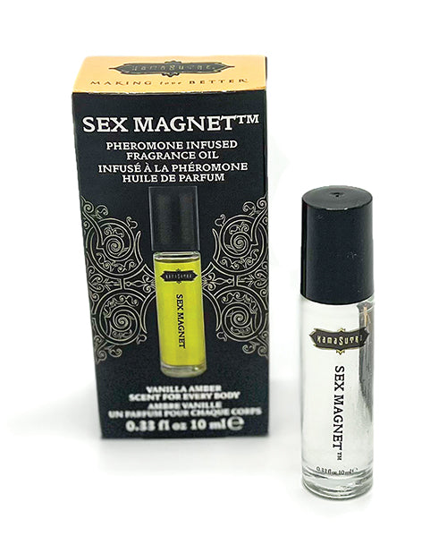 Kama Sutra Sex Magnet Pheromone Roll On - Amber Vanilla - Empower Pleasure