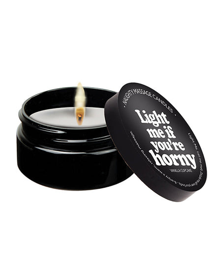 Kama Sutra Mini Massage Candle - 2 oz Light Me if You're Horny - Empower Pleasure
