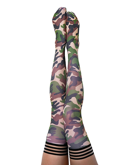 Kix'ies Alex Thigh High Camouflage A - Empower Pleasure