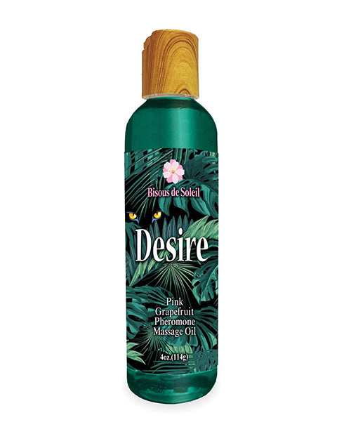 Desire Pheromone Massage Oil - 4 oz Pink Grapefruit - Empower Pleasure