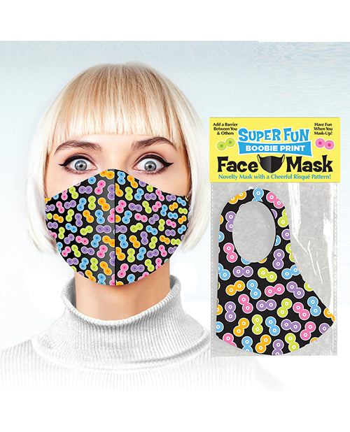Super Fun Boobie Print Mask - Empower Pleasure