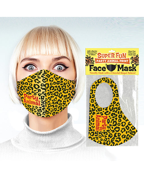 Super Fun Party Animal Print Mask Empower Pleasure