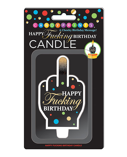 Happy Fucking Birthday Large FU Candle - Empower Pleasure