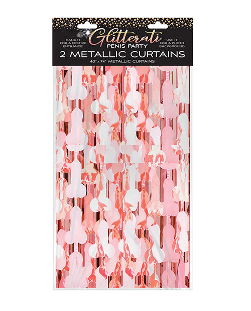 Glitterati Penis Foil Curtain - Empower Pleasure