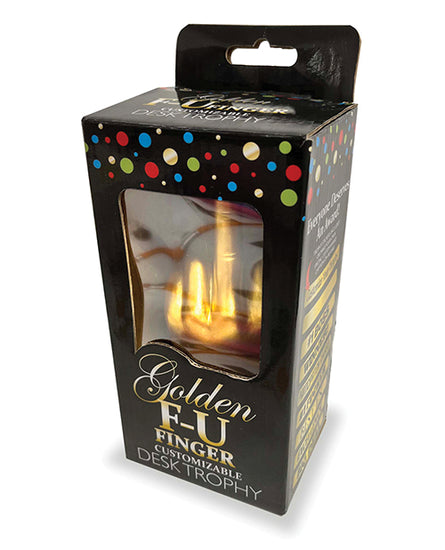 Golden F-U Finger Trophy - Empower Pleasure