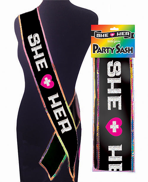 She + Her Sash - Empower Pleasure