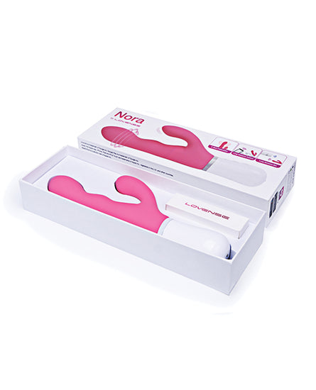 Lovense Nora Rotating Head Rabbit - Pink - Empower Pleasure