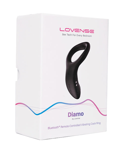 Lovense Diamo Cock Ring - Black - Empower Pleasure
