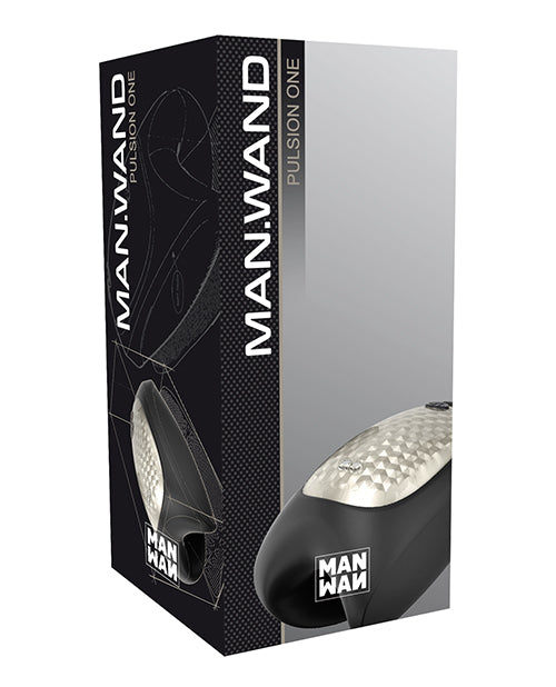 Man Wand Heat and Vibration Pulsion - Black - Empower Pleasure