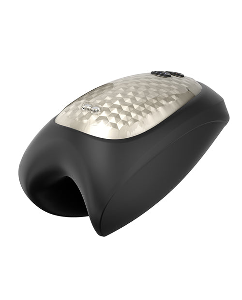 Man Wand Heat and Vibration Pulsion - Black - Empower Pleasure