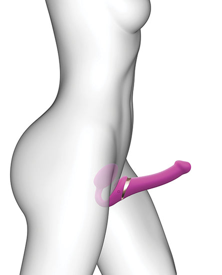 Strap On Me Multi Orgasm Bendable Strapless Strap On Large - Fuchsia - Empower Pleasure