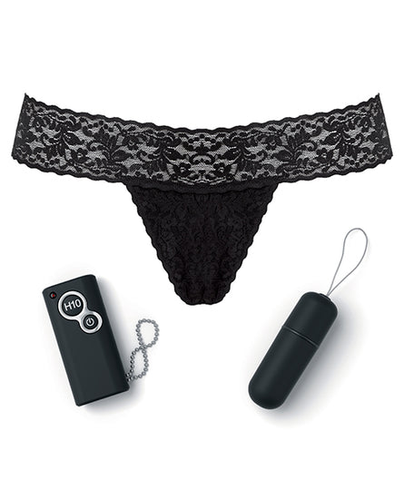 Love to Love Secret Vibrating Panty - Black - Empower Pleasure