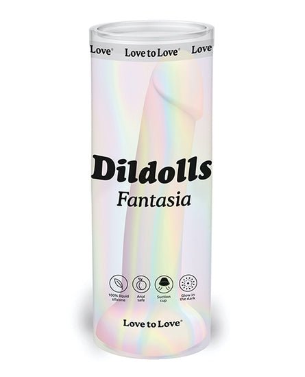 Love to Love Curved Suction Cup Dildolls Fantasia - Asst Colors - Empower Pleasure