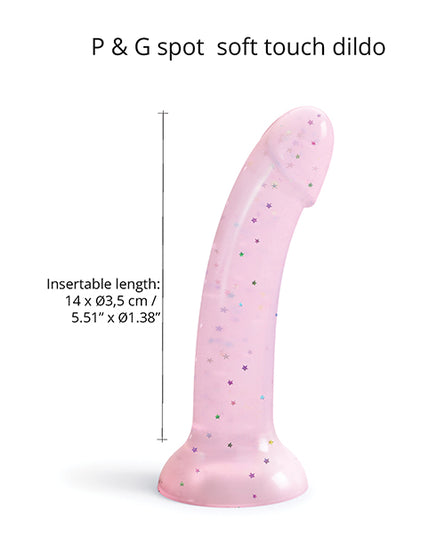 Love to Love Curved Suction Cup Dildolls Starlight - Pink - Empower Pleasure