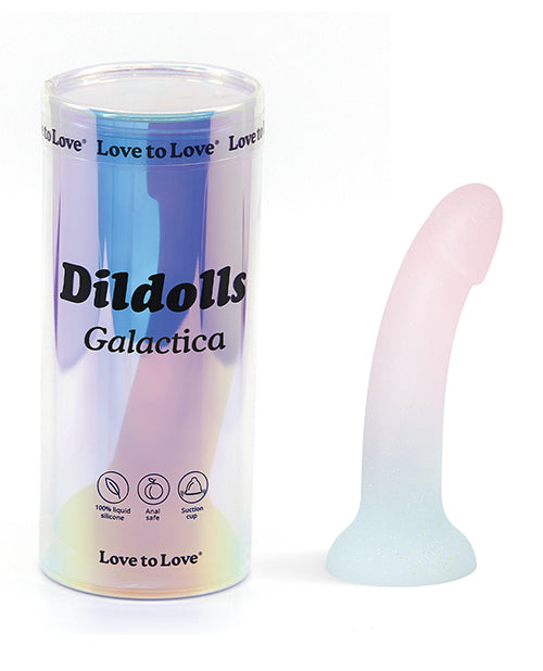Love to Love Silicone Dildolls Galactica - Unicorn Color with Glitter - Empower Pleasure