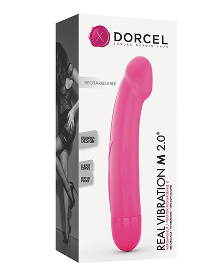 Dorcel Real Vibration M 8.5" Rechargeable Vibrator - Assorted Colors - Empower Pleasure