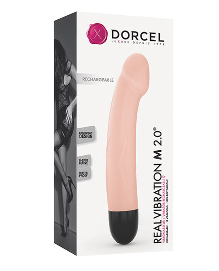 Dorcel Real Vibration M 8.5" Rechargeable Vibrator - Assorted Colors - Empower Pleasure