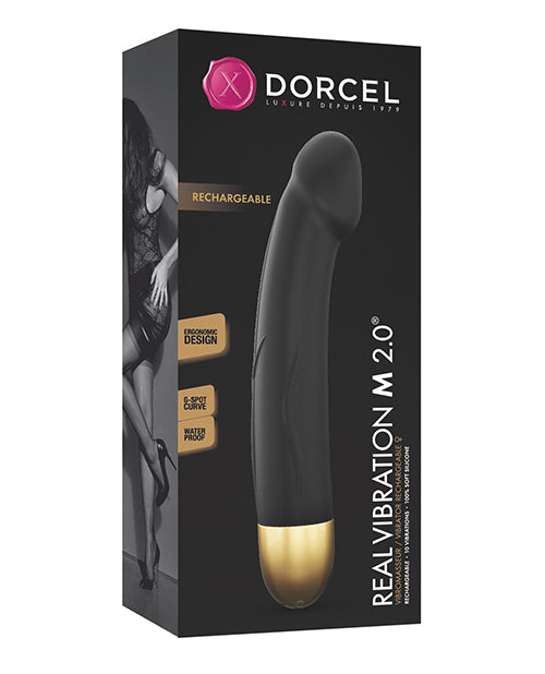 Dorcel Real Vibration M 8.5" Rechargeable Vibrator - Assorted Colors - Empower Pleasure