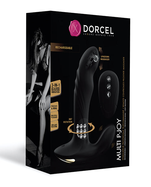 Dorcel P-Joy Double Action Prostate Massager - Black - Empower Pleasure