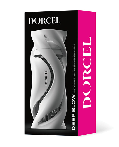 Dorcel Deep Blow Masturbator - White - Empower Pleasure