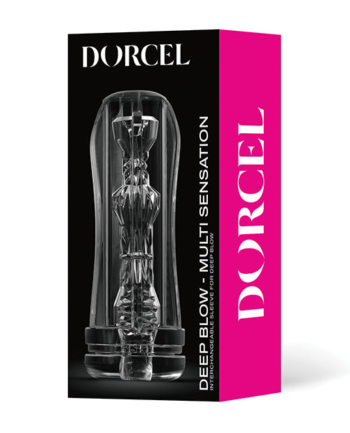 Dorcel Deep Blow Multi Sensation Sleeve - Clear - Empower Pleasure