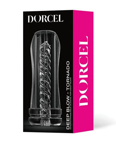 Dorcel Deep Blow Tornado Sleeve - Clear - Empower Pleasure