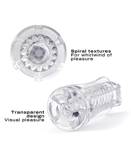 Dorcel Deep Blow Tornado Sleeve - Clear - Empower Pleasure