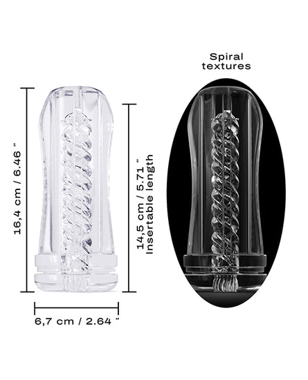 Dorcel Deep Blow Tornado Sleeve - Clear - Empower Pleasure