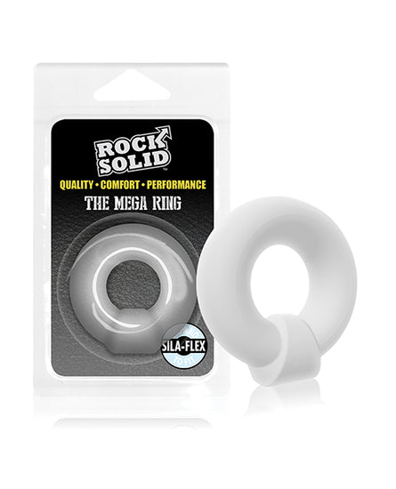 Rock Solid Mega Ring - Translucent - Empower Pleasure