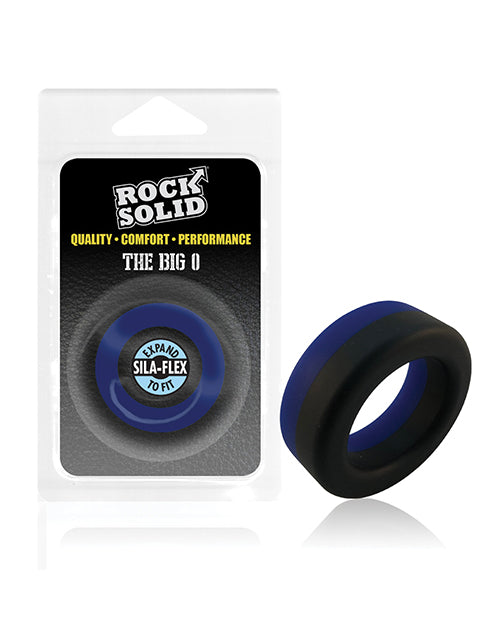 Rock Solid Big O Ring - Black/Blue
