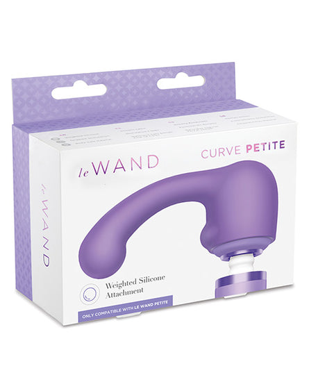 Le Wand Curve Petite Weighted Silicone Attachment - Empower Pleasure
