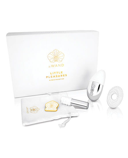 Le Wand Little Pleasures 6 pc Kit - Chrome - Empower Pleasure