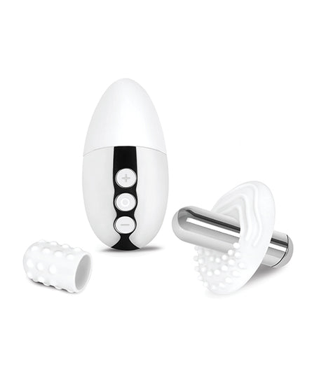 Le Wand Little Pleasures 6 pc Kit - Chrome - Empower Pleasure