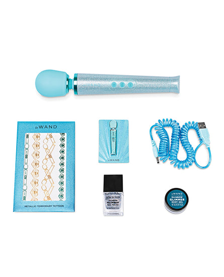 Le Wand Petite All That Glimmers Limited Edition Set - Blue - Empower Pleasure