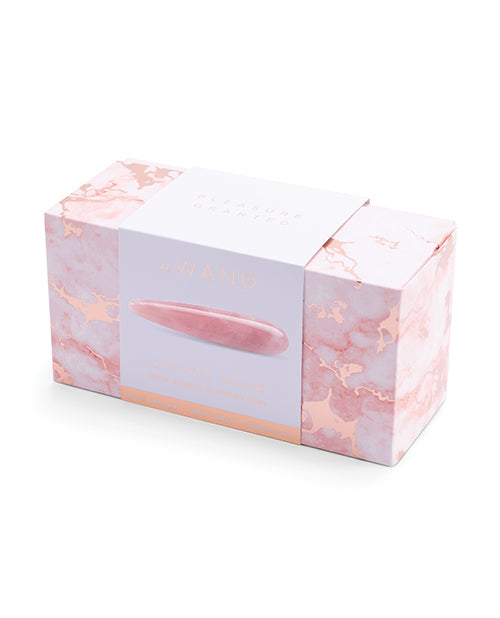 Le Wand Crystal Wand - Rose Quartz - Empower Pleasure