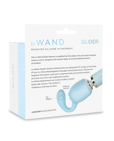 Le Wand Glider Weighted Silicone Attachment - Empower Pleasure