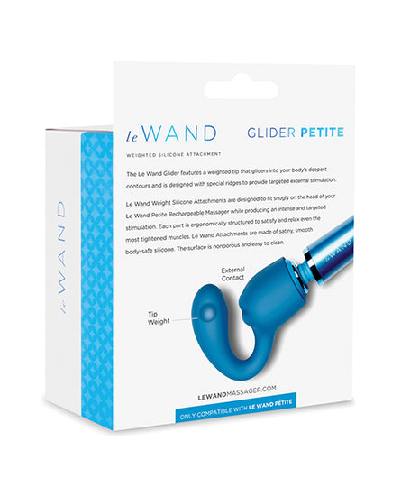 Le Wand Petite Glider Weighted Silicone Attachment - Empower Pleasure